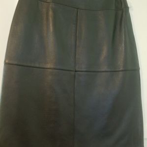 Black leather skirts.  No tags but never worn.